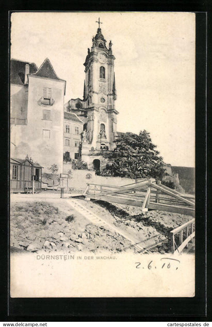 AK Dürnstein A. D., An Der Kirche  - Andere & Zonder Classificatie