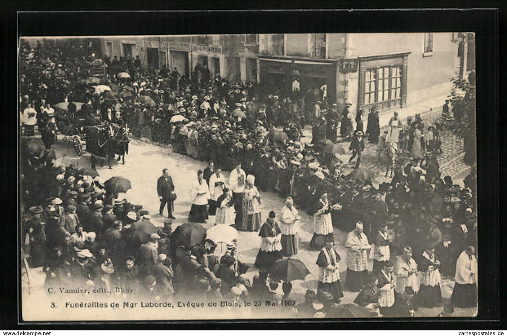CPA Blois, Funérailles De Mgr. Laborde Le 23 Mai 1907  - Blois
