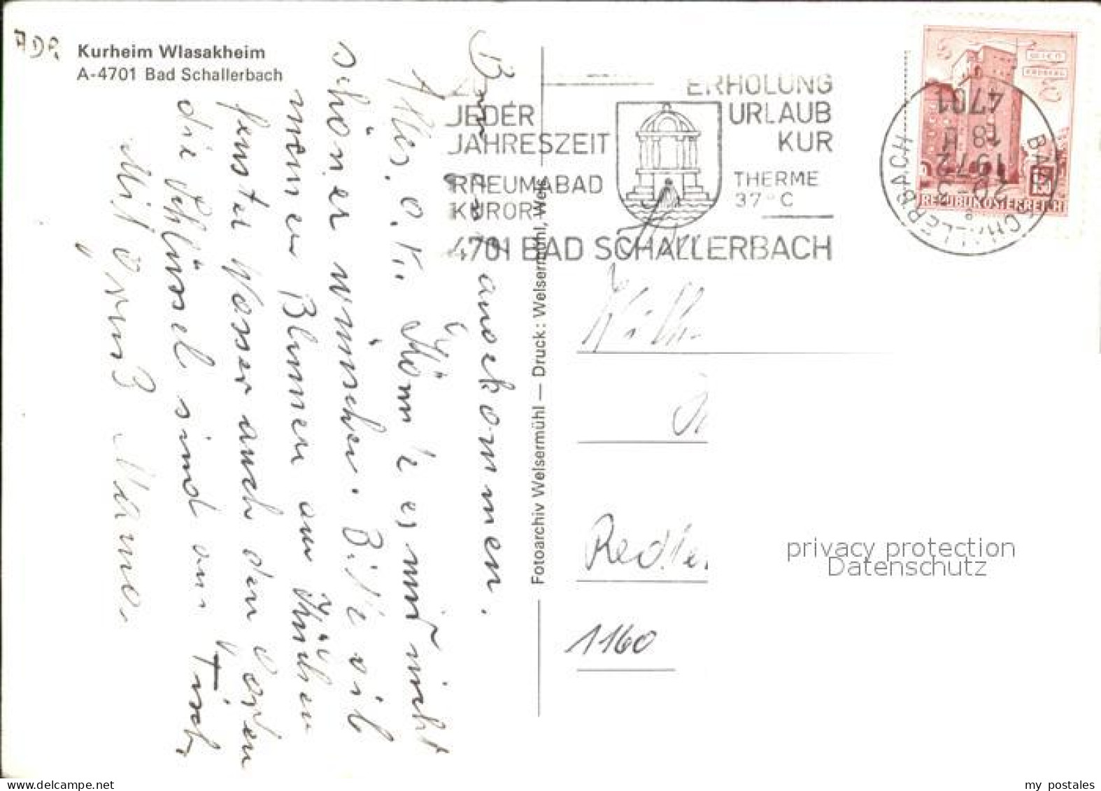 72492345 Bad Schallerbach Kurheim Wlasakheim Bad Schallerbach - Other & Unclassified