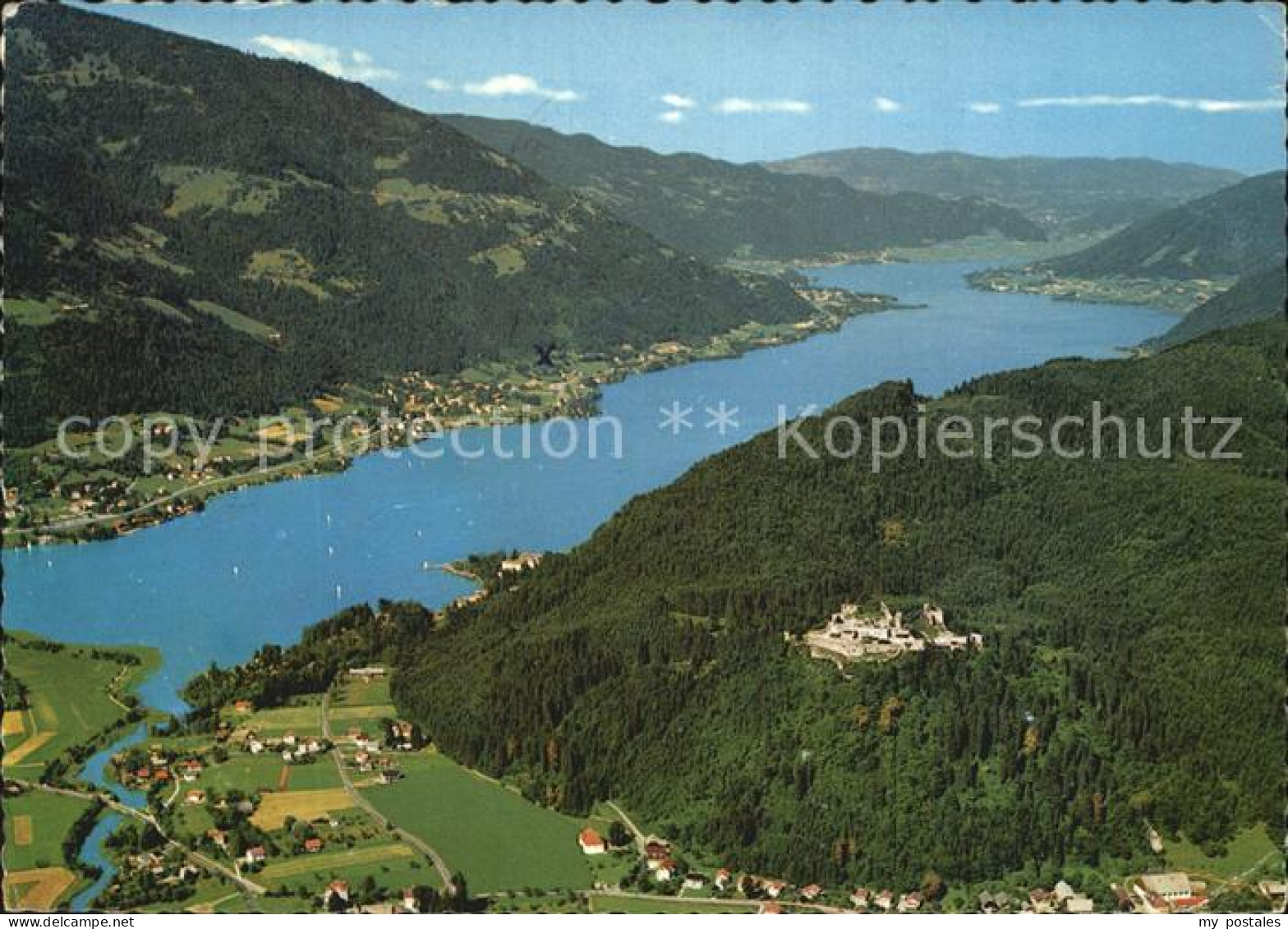 72492251 Ossiachersee Burgruine Landskron Ossiach - Sonstige & Ohne Zuordnung