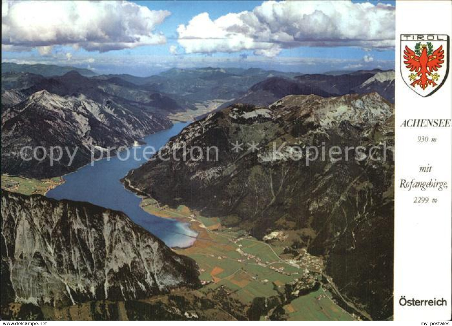 72492179 Achensee Rofangebirge Fliegeraufnahme Achensee - Andere & Zonder Classificatie