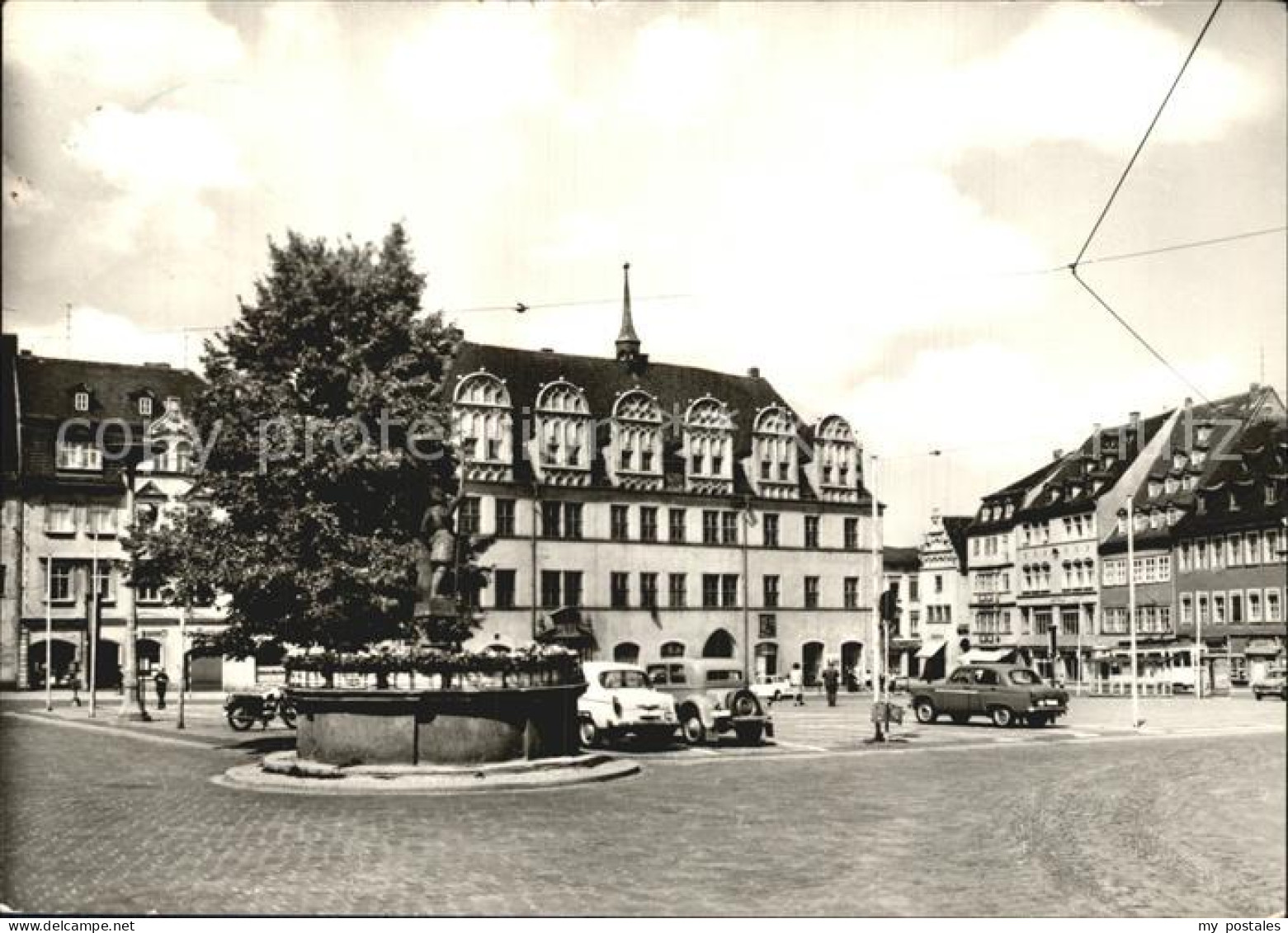 72491841 Naumburg Saale Wilhelm Pieck Platz Mit Rathaus Naumburg - Naumburg (Saale)