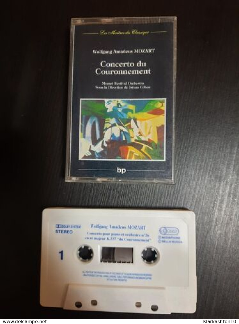 K7 Audio : Wolfgang Amadeus Mozart - Concerto Du Couronnement - Cassettes Audio