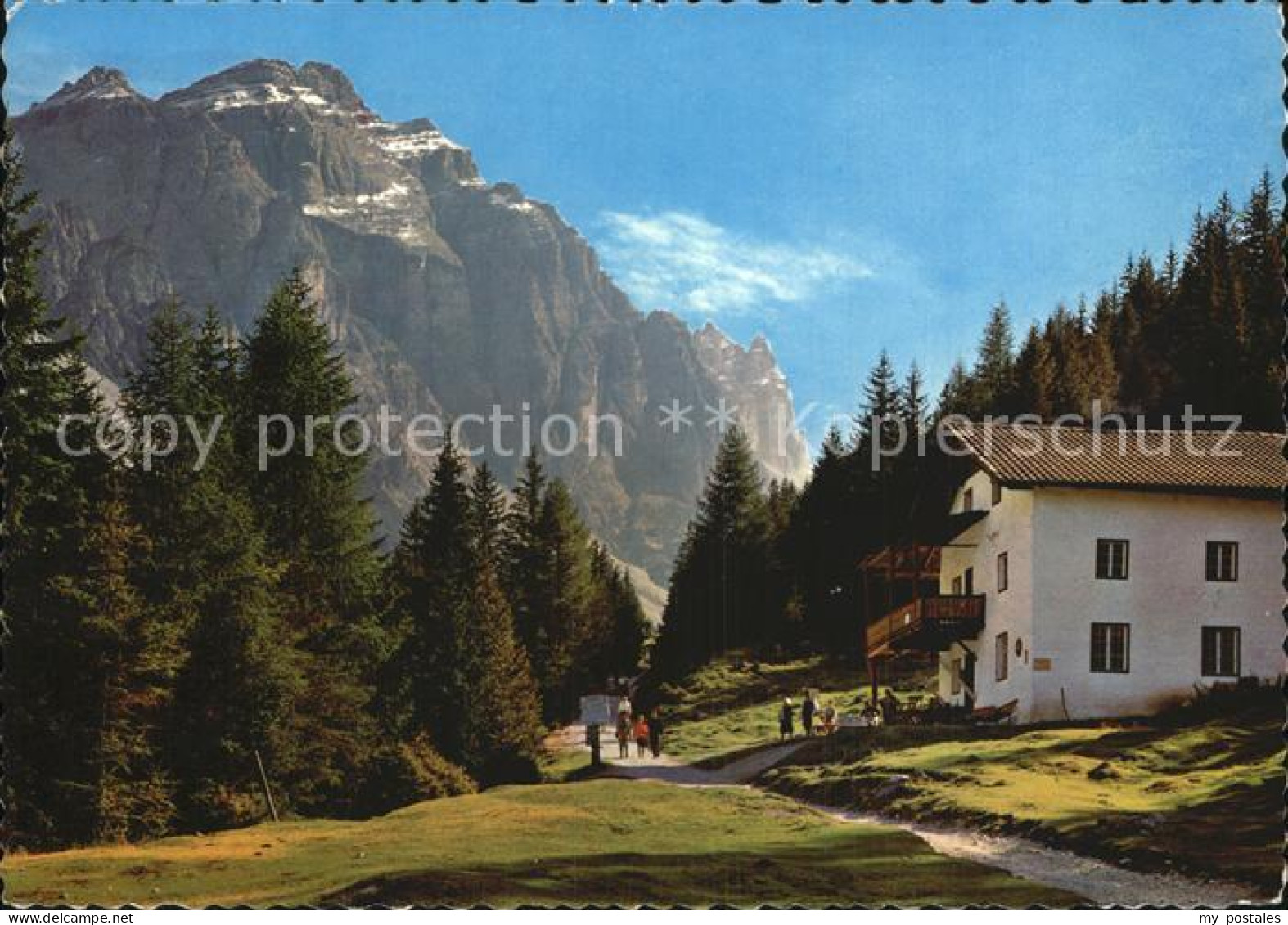 72491655 Stubaital Alpenwirtschaft Herzeben Im Pinnistal Mit Kirchdachspitze Stu - Andere & Zonder Classificatie