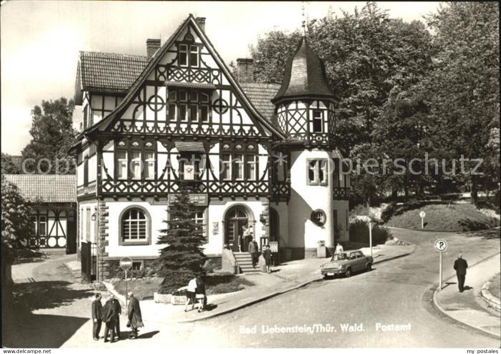 72491396 Bad Liebenstein Postamt Fachwerk Bad Liebenstein - Bad Liebenstein