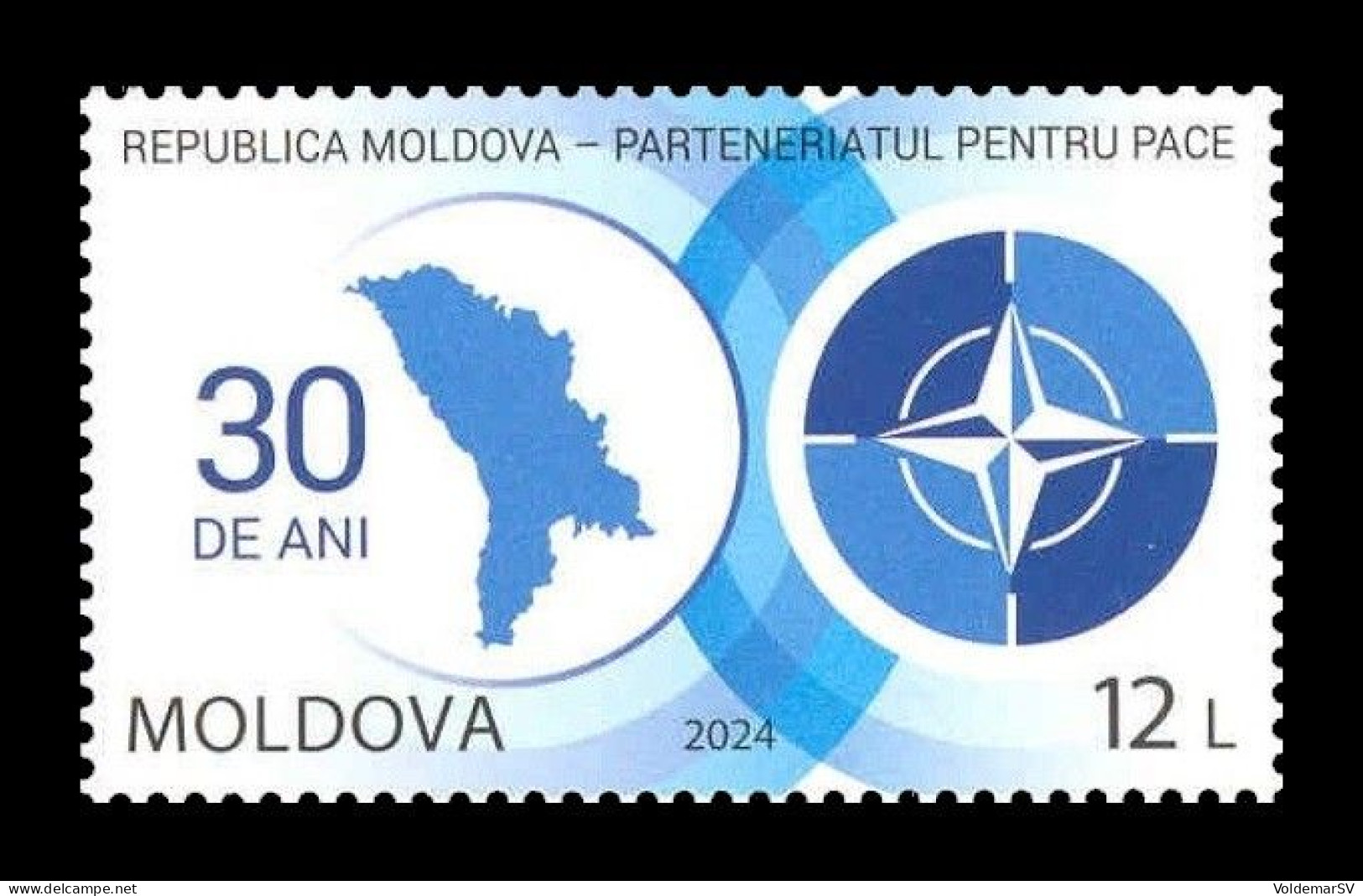 Moldova 2024 Mih. 1286 Moldova's Membership In Partnership For Peace NATO Program MNH ** - Moldavie