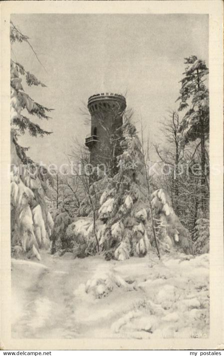 72490877 Ilmenau Thueringen Kickelhahn Aussichtsturm Im Winter Ilmenau - Ilmenau