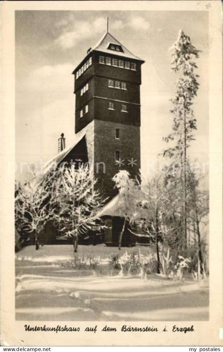 72490709 Annaberg-Buchholz Erzgebirge Unterkunftshaus Auf Dem Baerenstein Winter - Annaberg-Buchholz