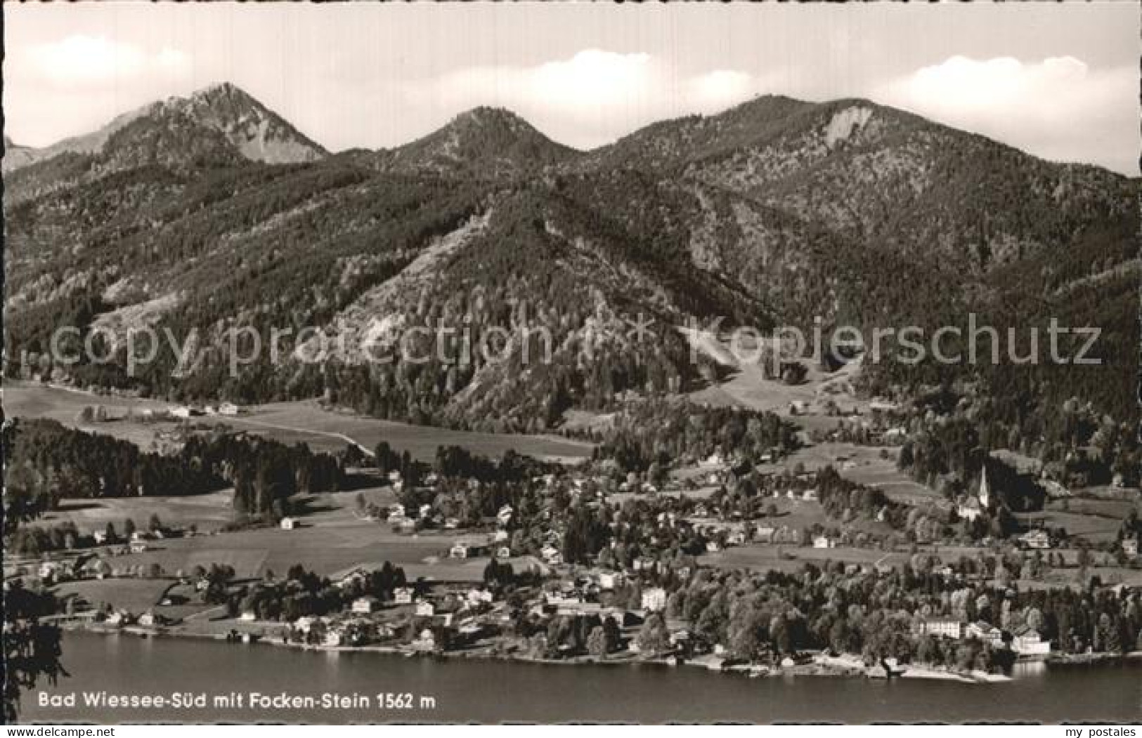 72490436 Bad Wiessee Fliegeraufnahme Mit Focken-Stein Bad Wiessee - Bad Wiessee