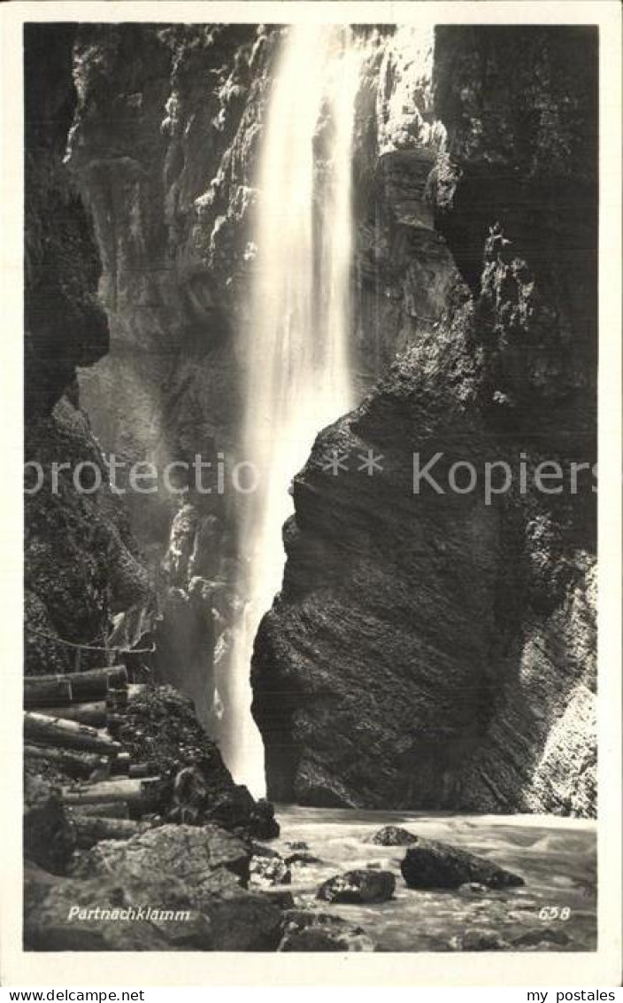 72489674 Partenkirchen Partnachklamm Wasserfall Partenkirchen - Garmisch-Partenkirchen