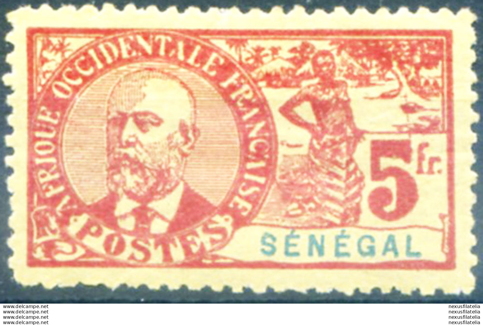 Governatore Ballay 1906. Linguellato. - Senegal (1960-...)