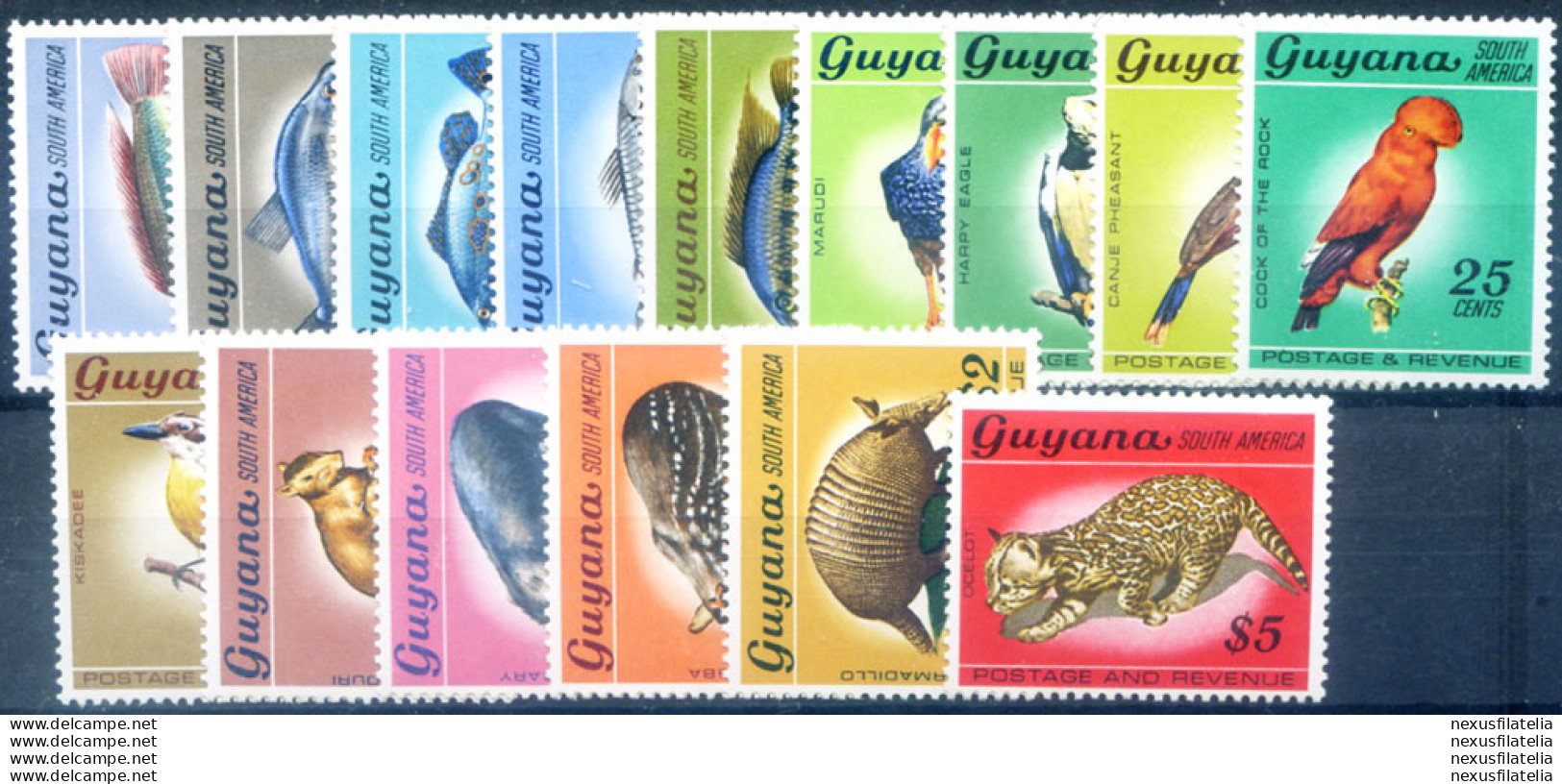 Definitiva. Fauna 1968. - Guiana (1966-...)