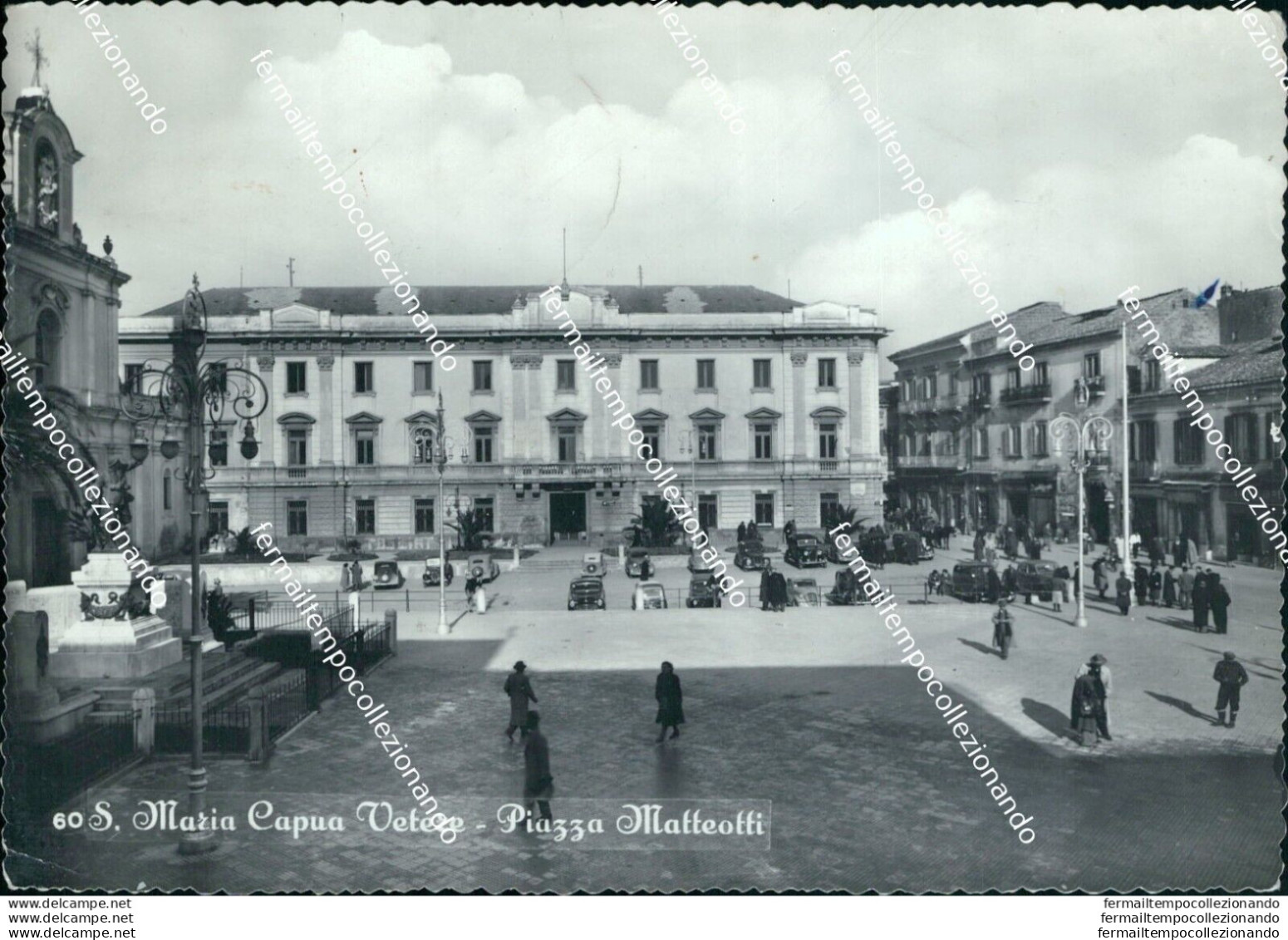 Bg604 Cartolina S.maria Capua Vetere Piazza Matteotti Provincia Di Caserta - Caserta