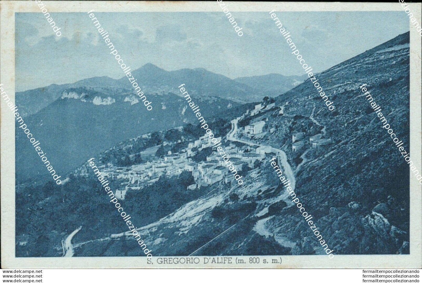 Bh74 Cartolina S.gregorio D'alife 1935 Provincia Di Caserta - Caserta