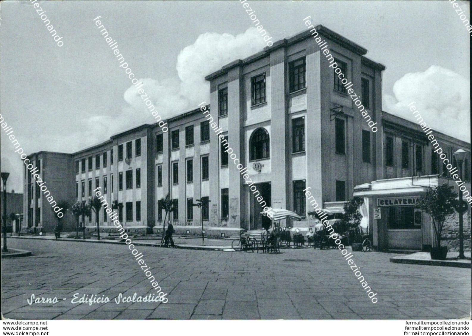 Be589 Cartolina Sarno Edificio Scolastico   Provincia Di Salerno - Salerno