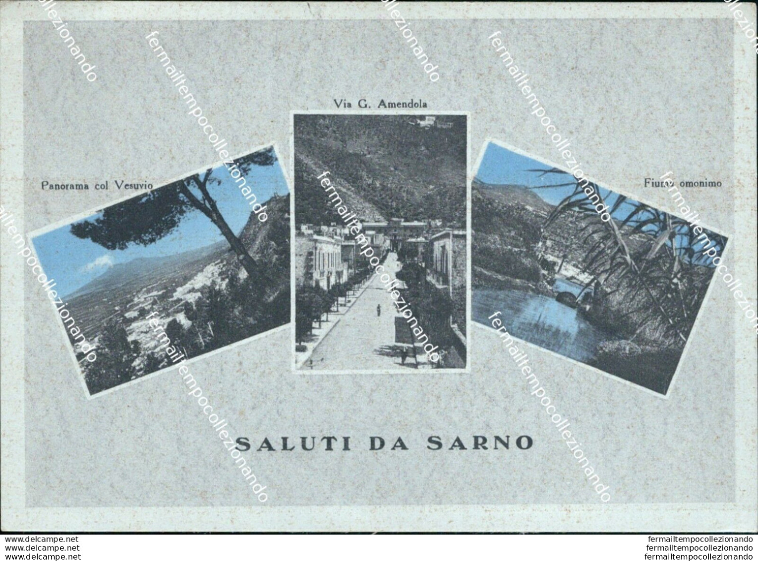 Be588 Cartolina Saluti Da Sarno 3 Vedutine   Provincia Di Salerno - Salerno