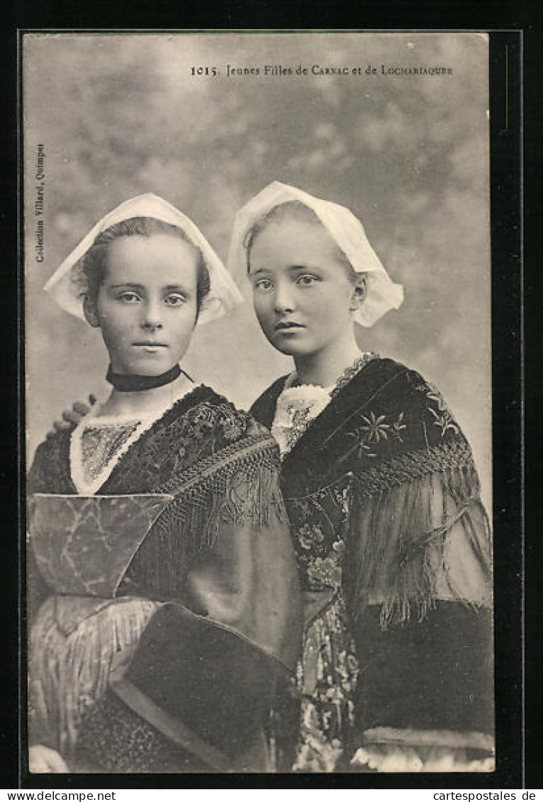 CPA Locmariaquer, Jeunes Filles De Carnac Et De Locmariaquer  - Locmariaquer