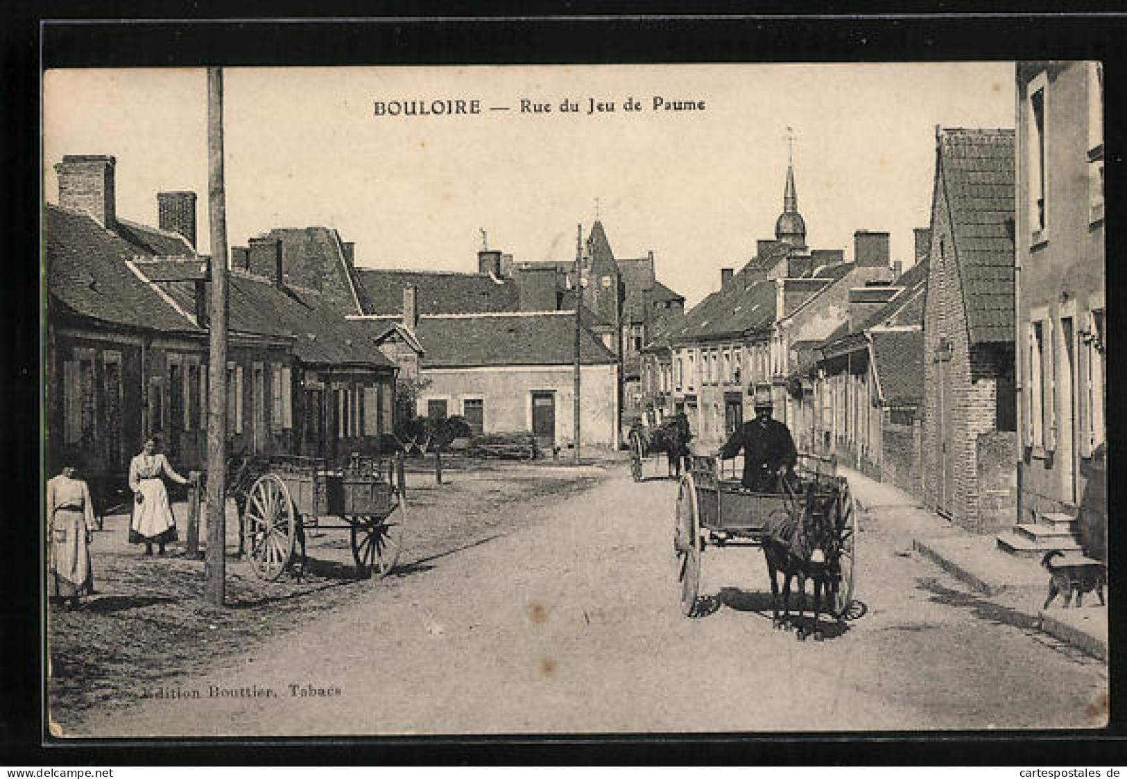 CPA Bouloire, Rue Du Jeu De Paume  - Bouloire