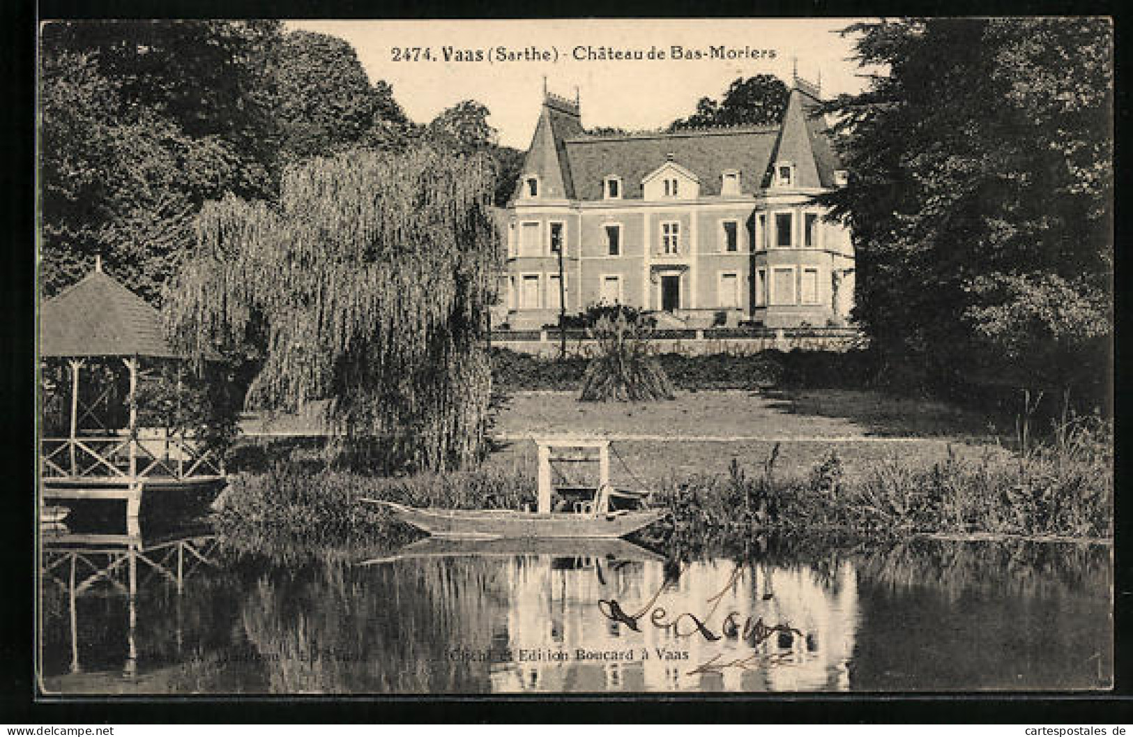 CPA Vaas, Château De Bas-Moriers  - Autres & Non Classés