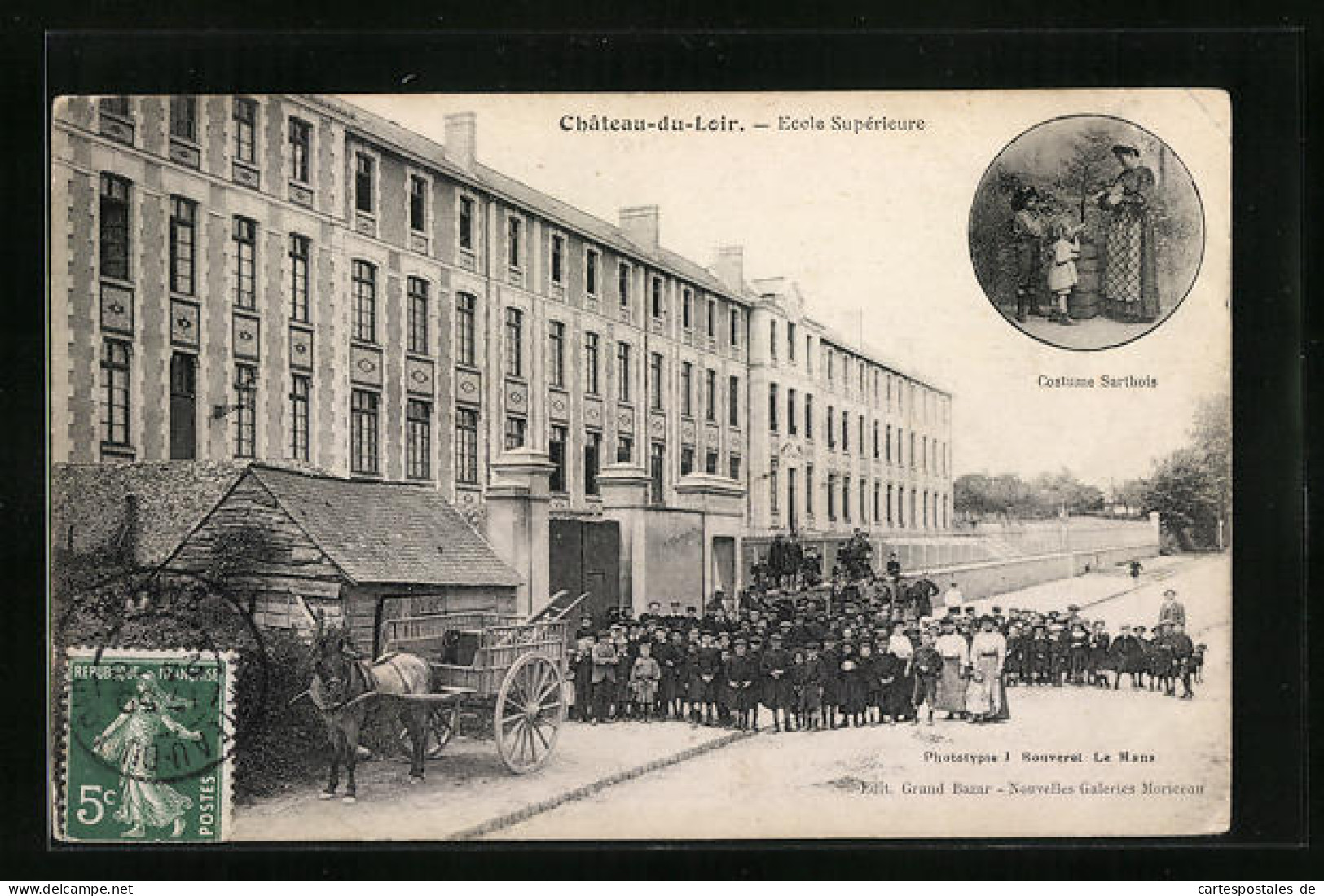 CPA Château-du-Loir, Ecole Superieure  - Autres & Non Classés