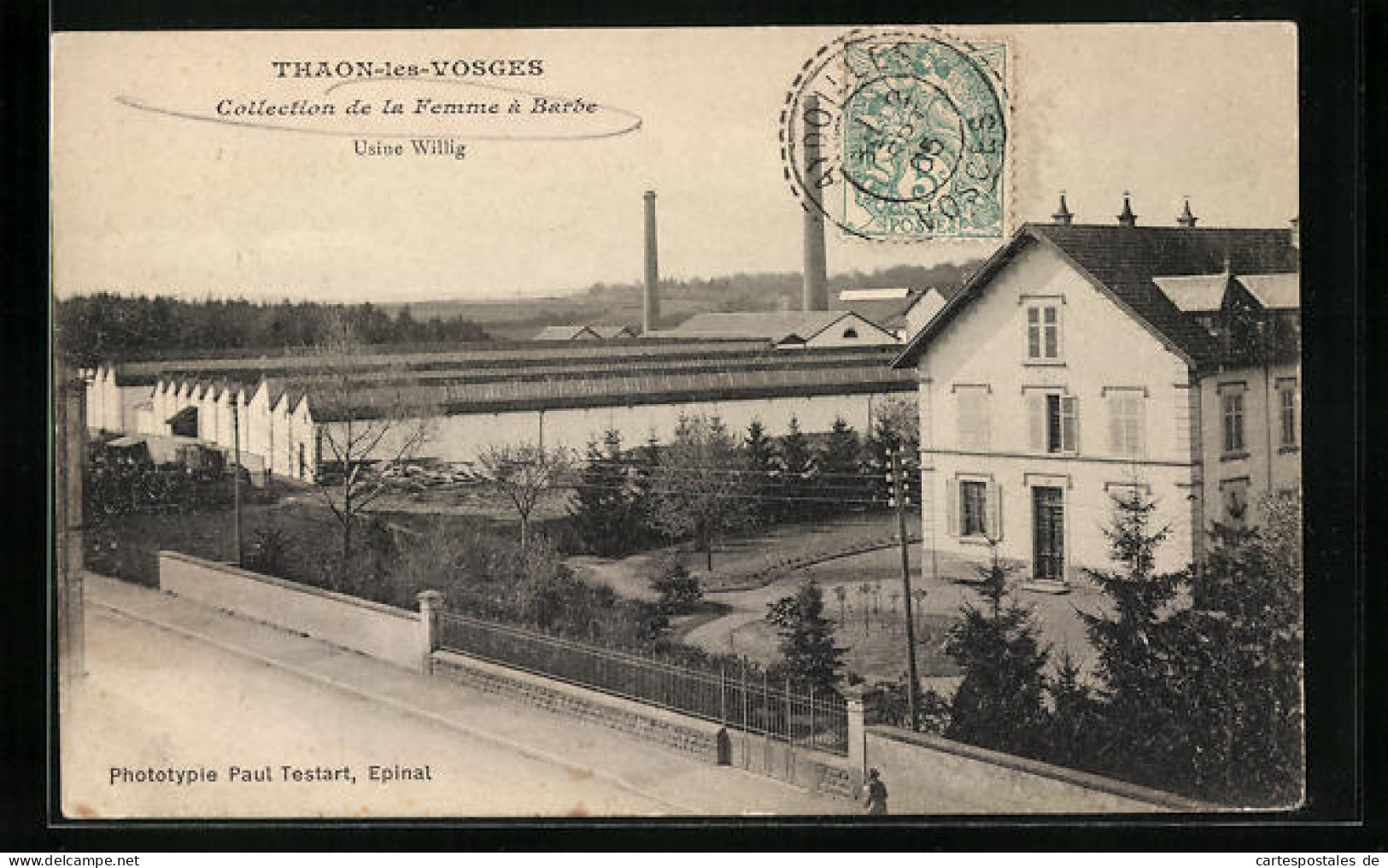 CPA Thaon-les-Vosges, Usine Willig  - Thaon Les Vosges