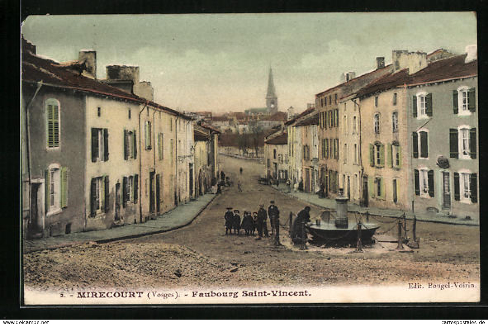 CPA Mirecourt, Faubourg Saint-Vincent  - Mirecourt