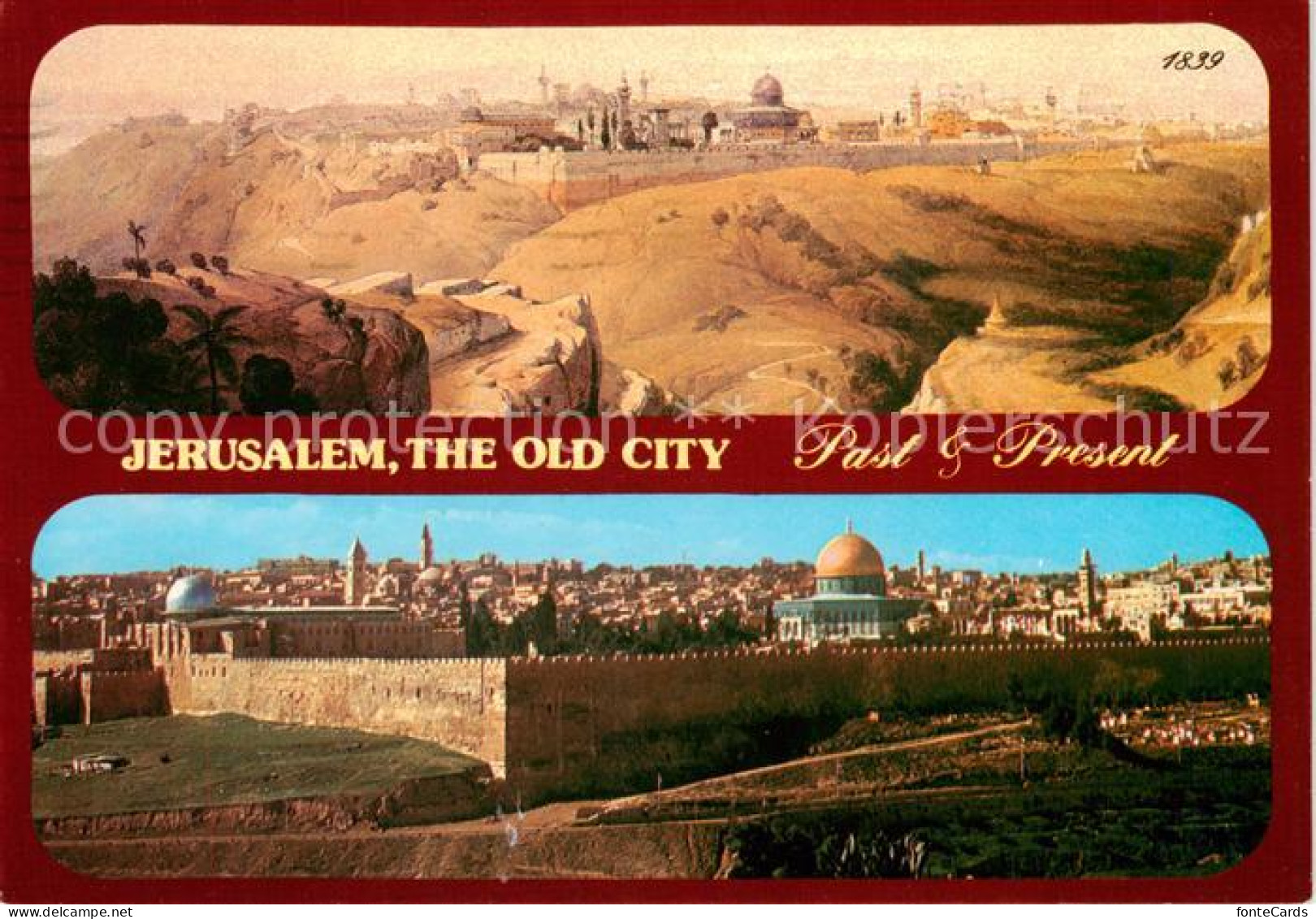 73843360 Jerusalem  Yerushalayim Israel The Old City Past And Present  - Israël