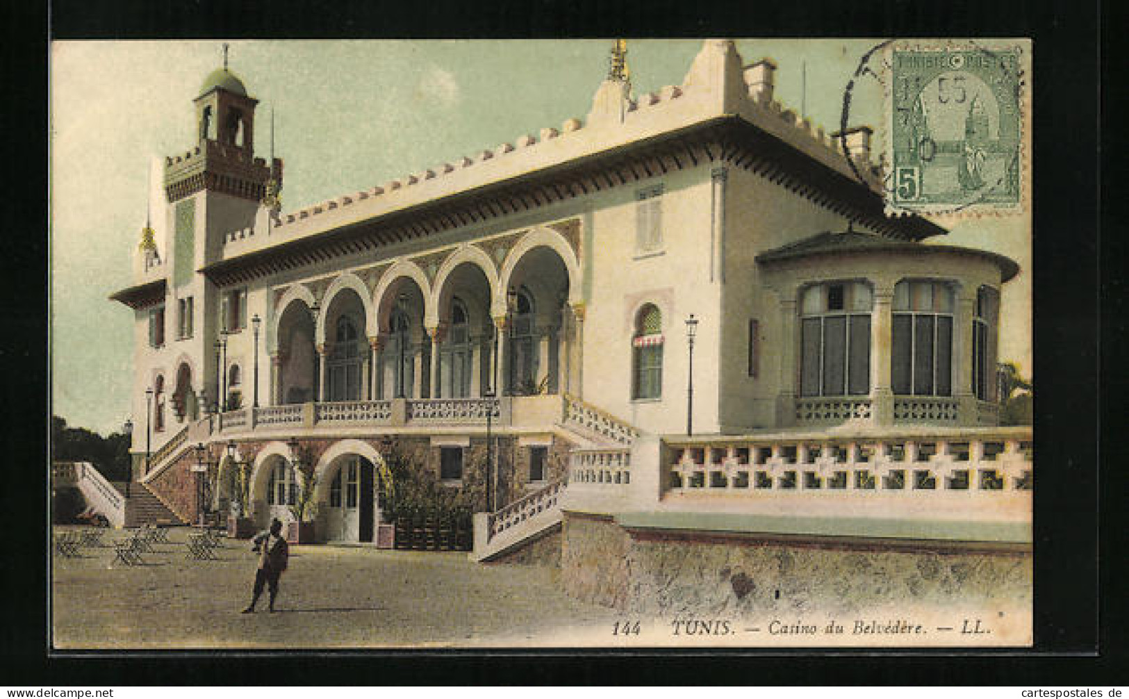 CPA Tunis, Casino Du Belvedere  - Tunesien