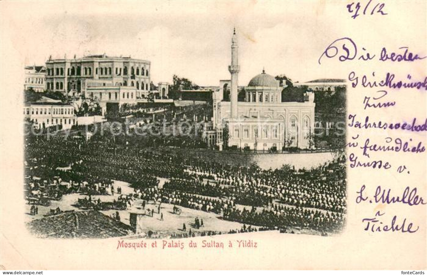 73770590 Yildiz Istanbul Constantinopel TK Mosquée Et Palais Du Sultan  - Turquie