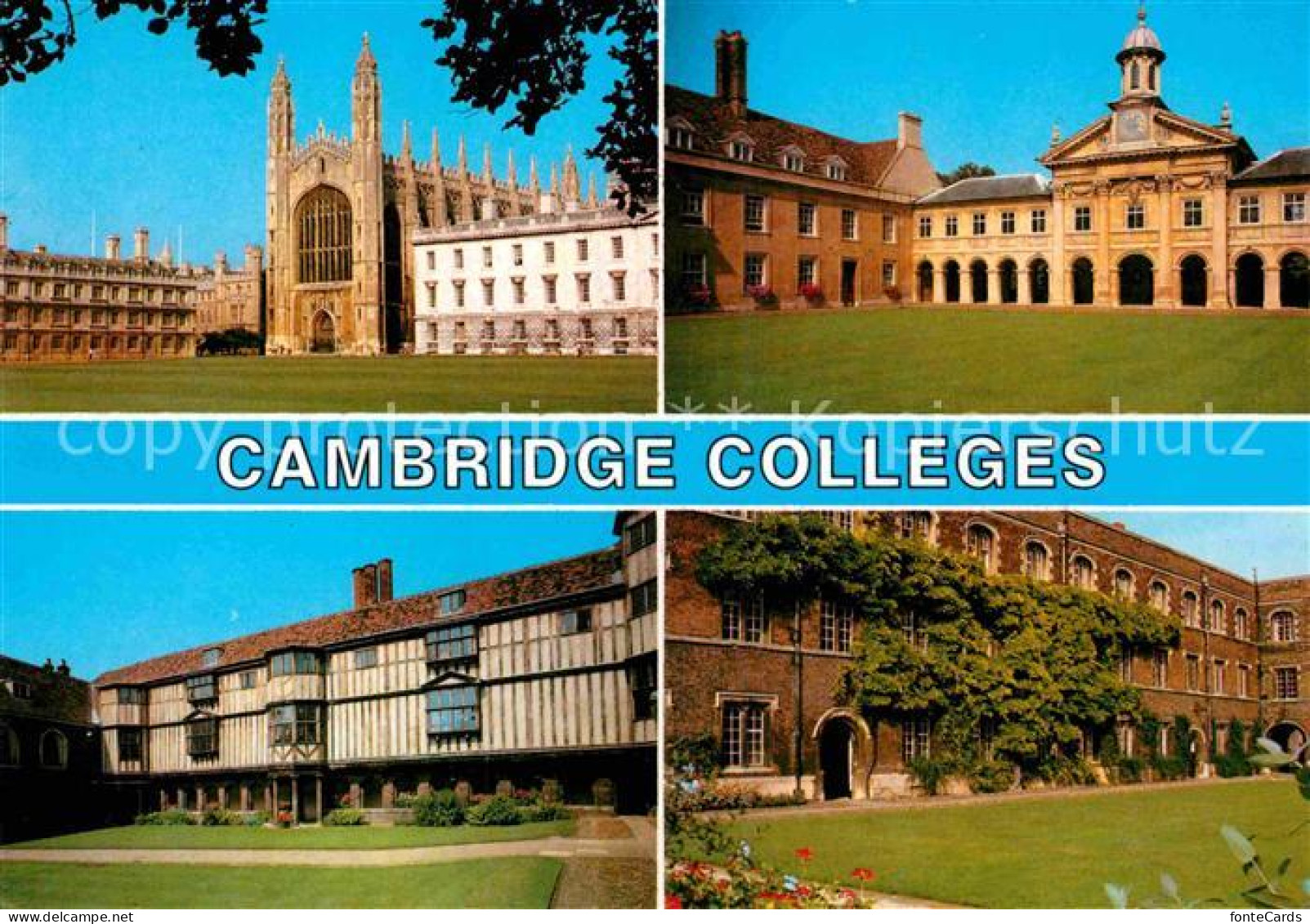72684299 Cambridge Cambridgeshire Kings Emmanuel Jesus And Queens Colleges Cambr - Andere & Zonder Classificatie
