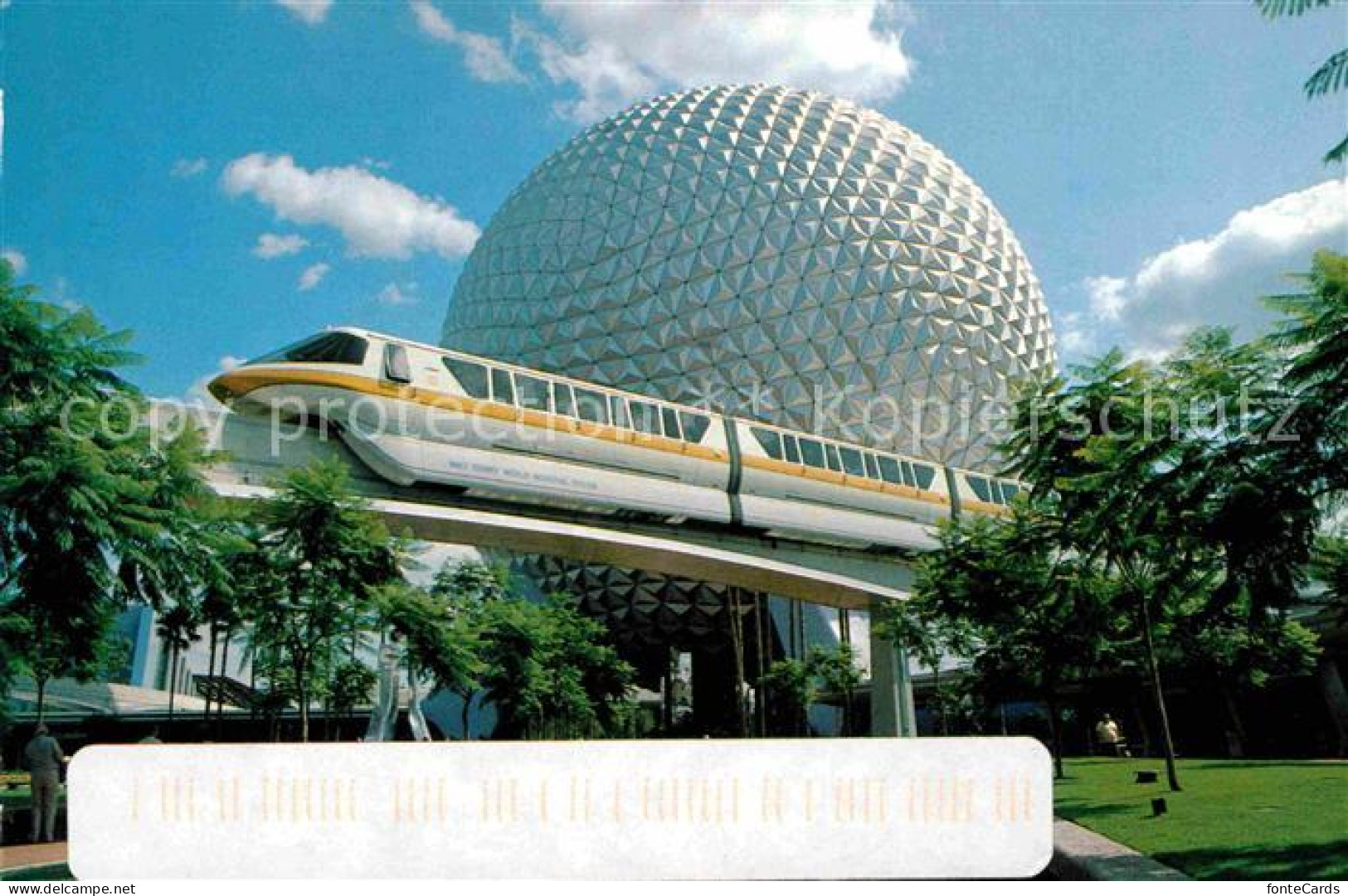 72678253 Walt_Disney_World Future World Sleek Monorail Spaceship Earth  - Other & Unclassified