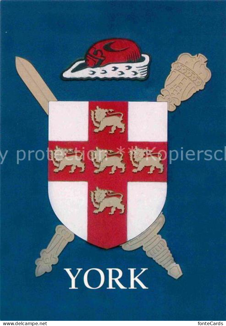 72664511 York United Kingdom The Five Lions On The Cross Of St George York Unite - Autres & Non Classés