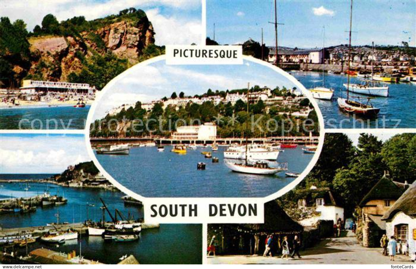 72659424 South Devon Mit Oddicombe Brixham Torquay Paignton Cockington Forge Sou - Autres & Non Classés