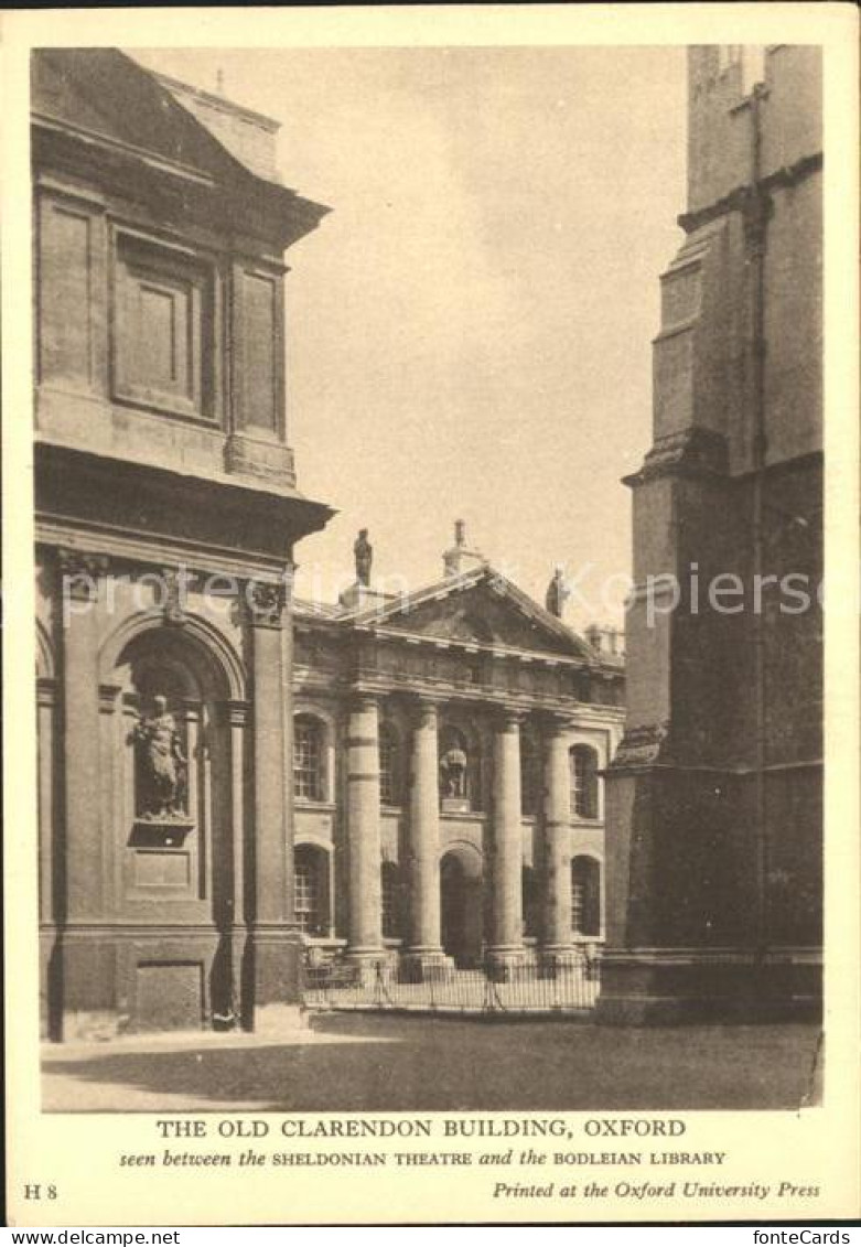 71868174 Oxford Oxfordshire Old Clarendon Building  - Altri & Non Classificati