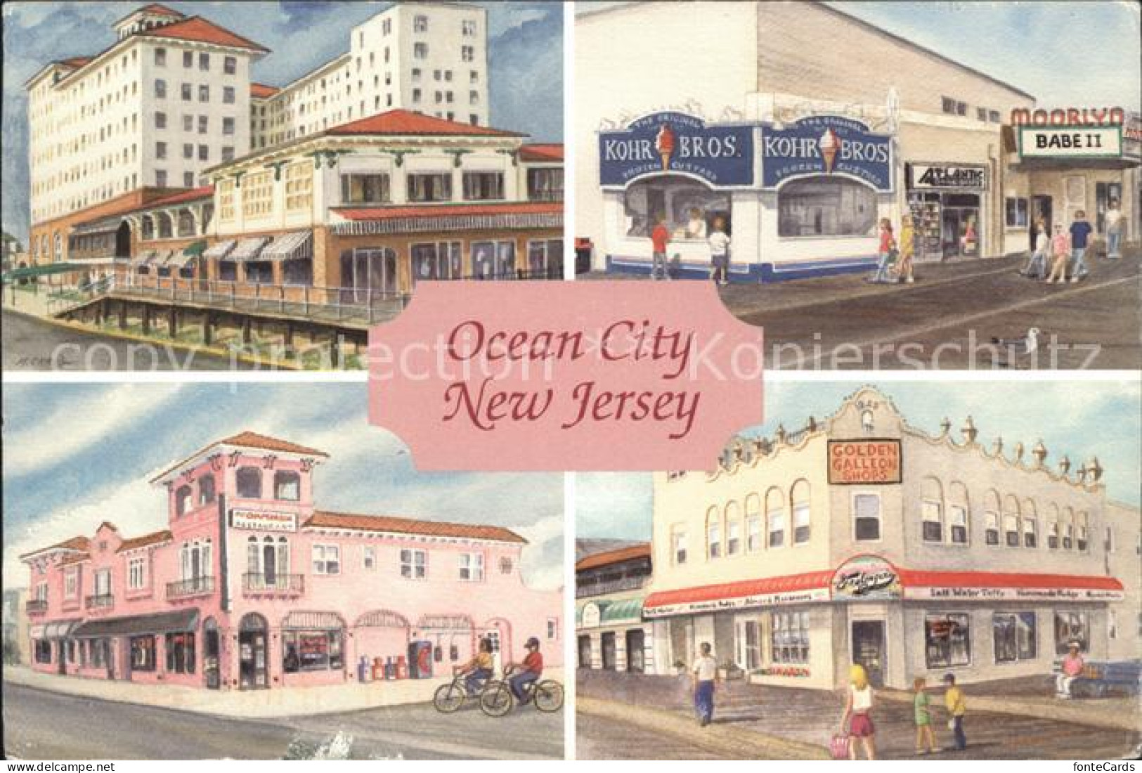 71859405 Ocean_City_New_Jersey Ocean City Zeichnungen - Andere & Zonder Classificatie