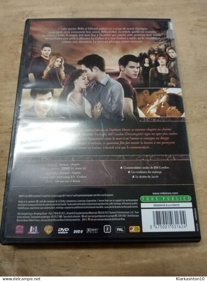 DVD Film - Twilight Chapitre 4 - Révélation - Other & Unclassified