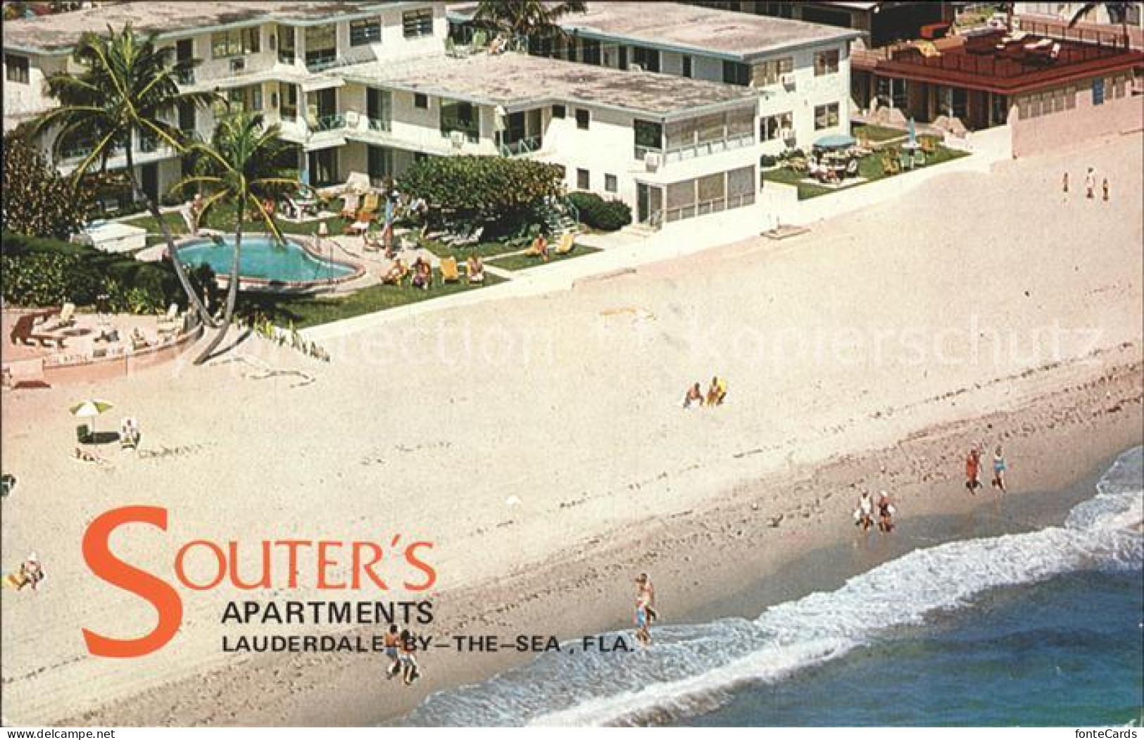 71859368 Lauderdale Florida Southers Apartements Fliegeraufnahme Mit Strand Unit - Sonstige & Ohne Zuordnung