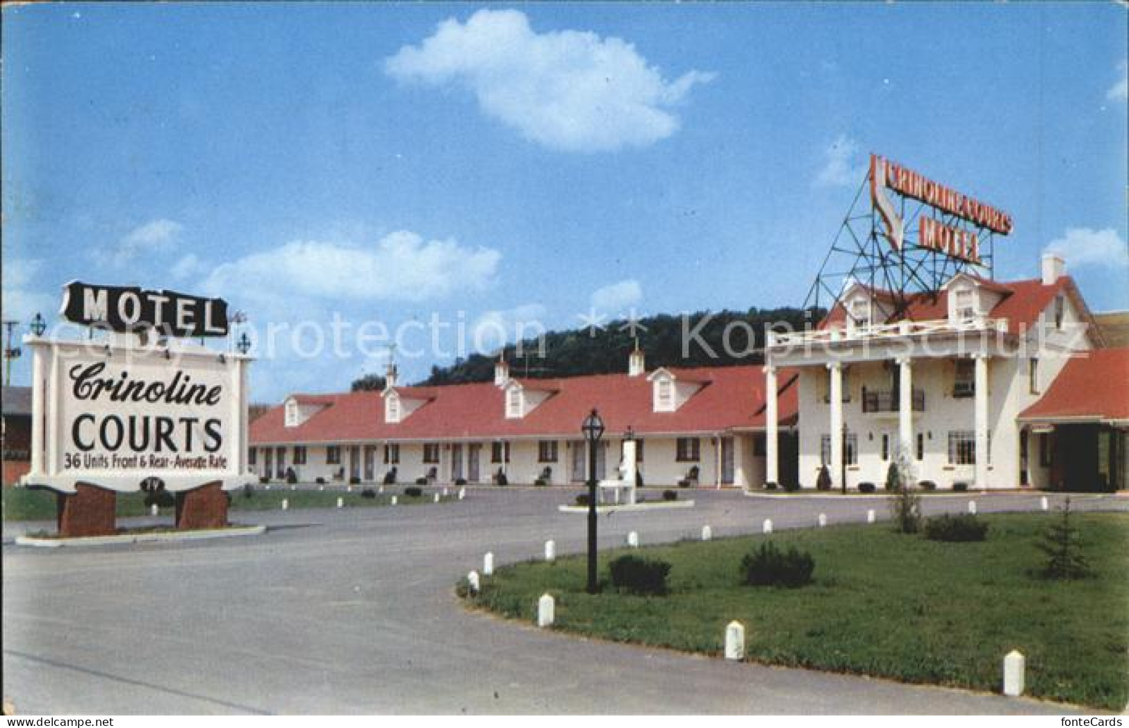 71859355 Bedford Pennsylvania Crinoline Courts Motel Bedford Pennsylvania - Autres & Non Classés