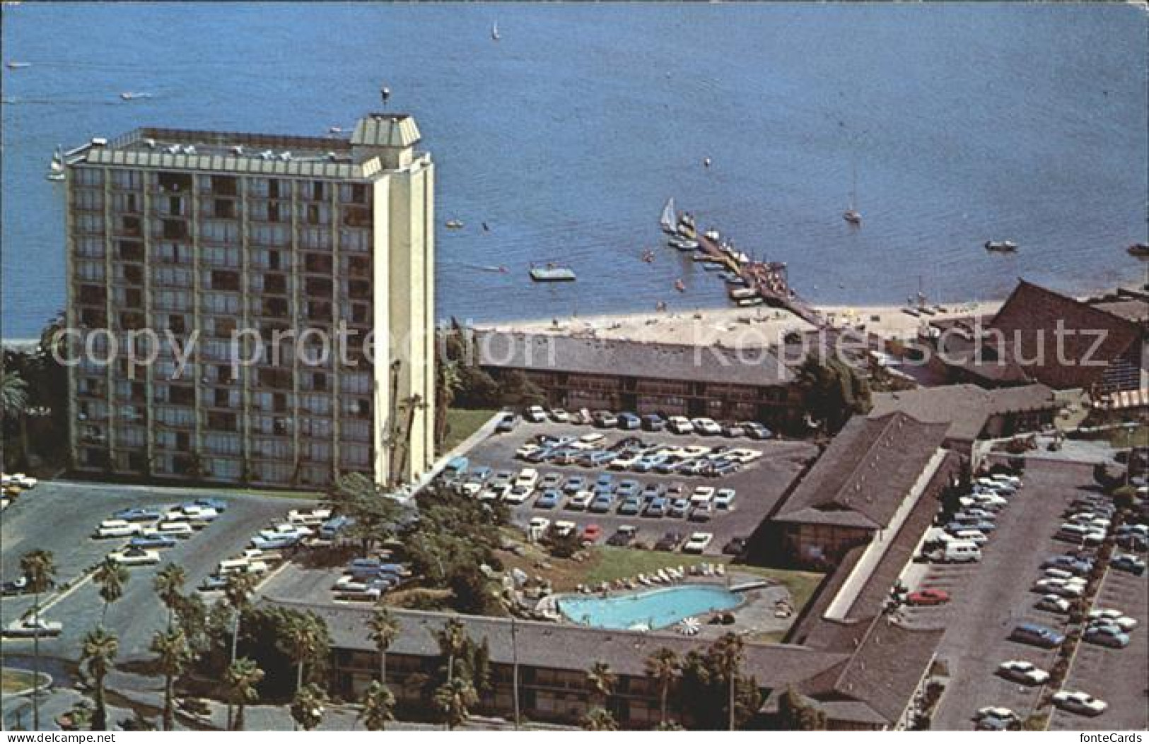 71859281 San_Diego_California Fliegeraufnahme Catamaran Hotel - Autres & Non Classés