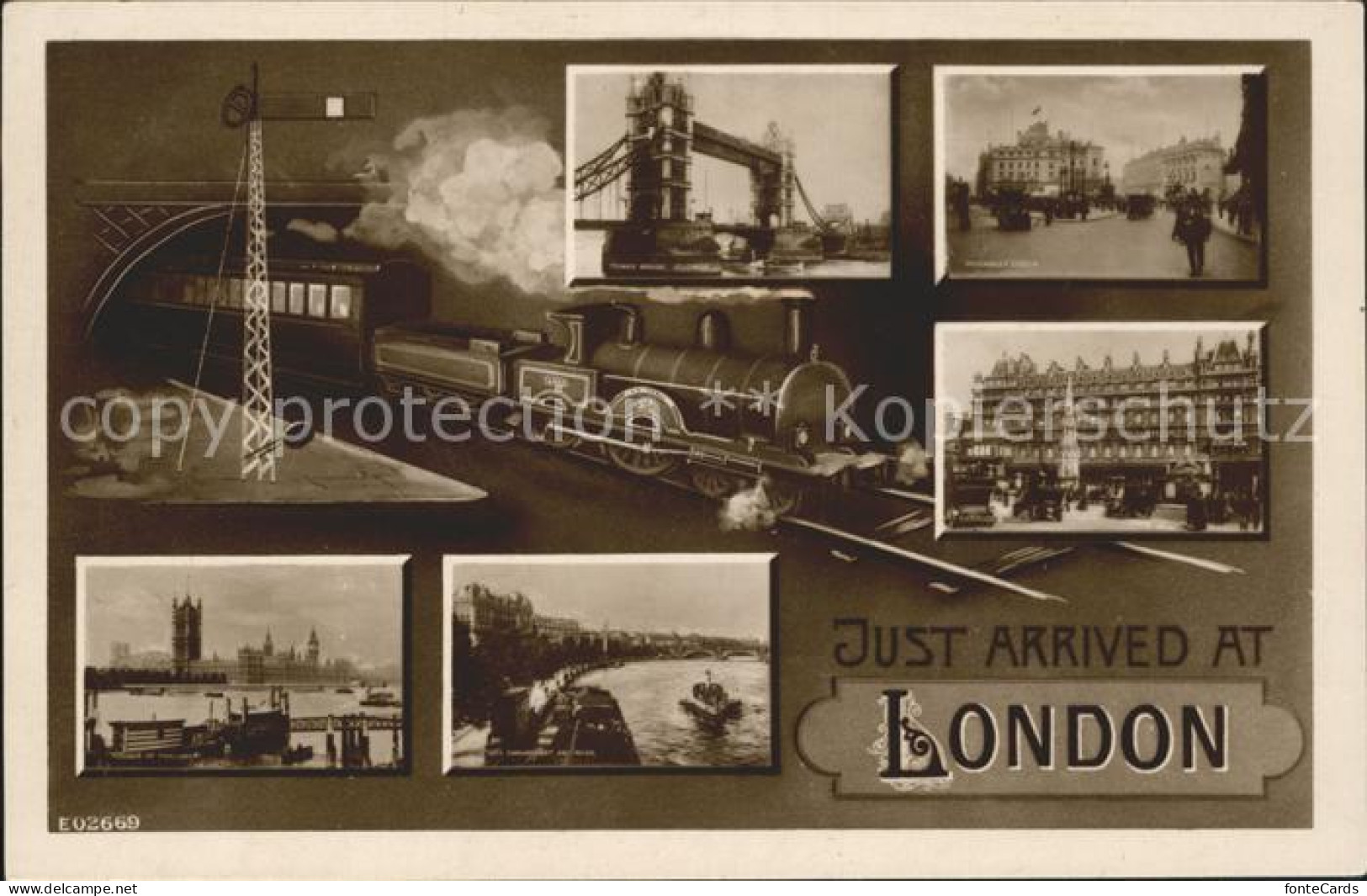 71859149 London Dampflok Bridge - Autres & Non Classés