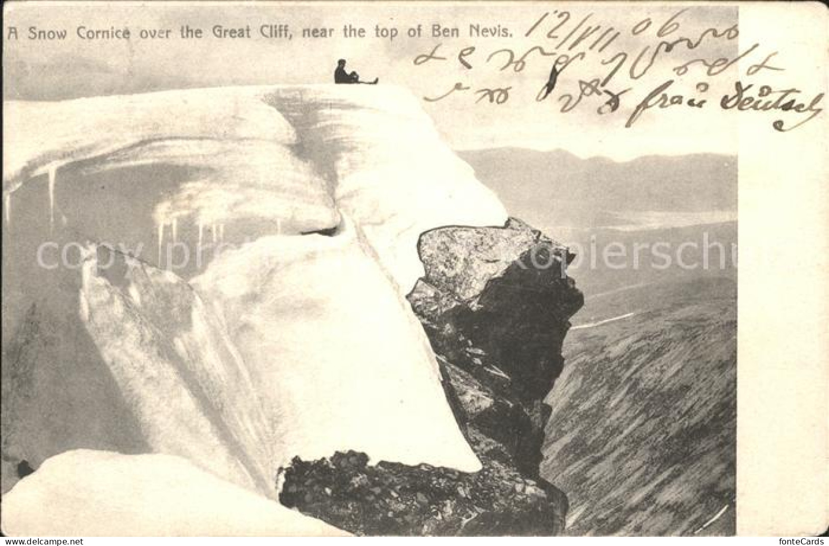 71859009 Ben Nevis Over Great Cliff  Ben Nevis - Autres & Non Classés