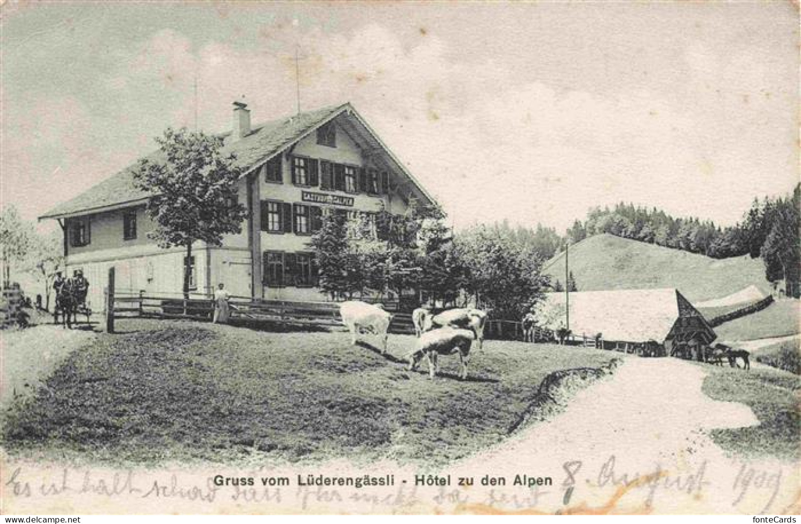 13977547 Luederengaessli_Luederenalp_Napf_BE Hotel Zu Den Alpen - Other & Unclassified