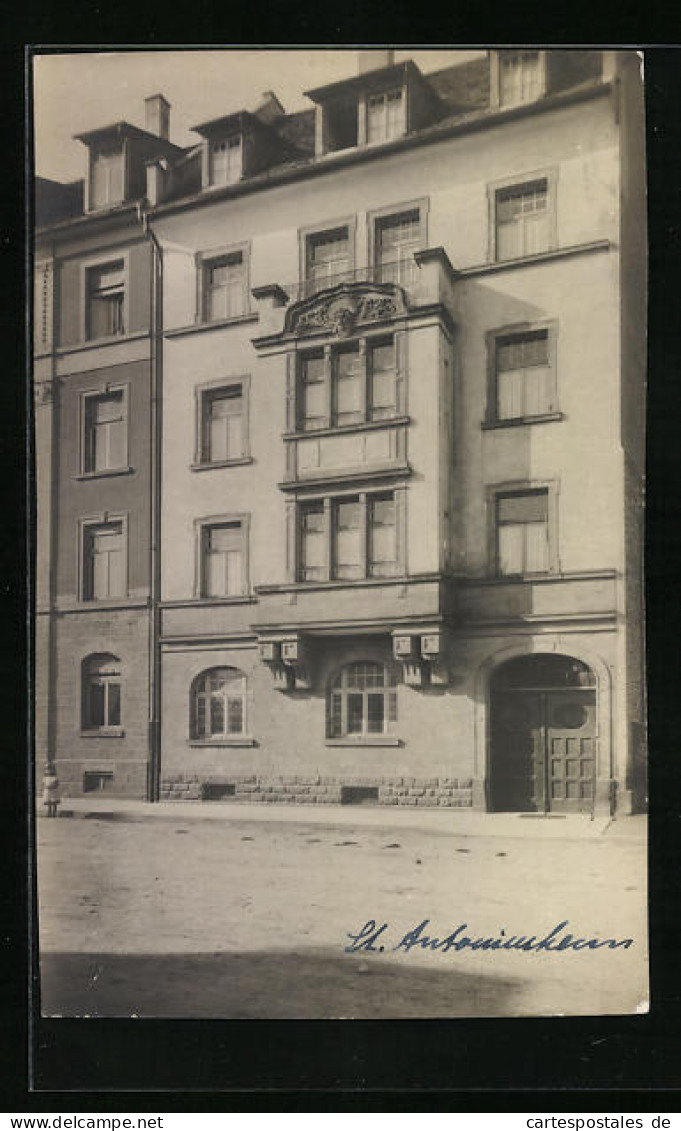 Foto-AK Karlsruhe, St. Antoniusheim Im Jahr 1921  - Karlsruhe