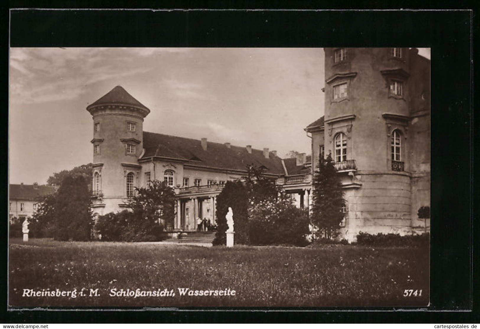 AK Rheinsberg I. M., Schloss, Wasserseite  - Rheinsberg