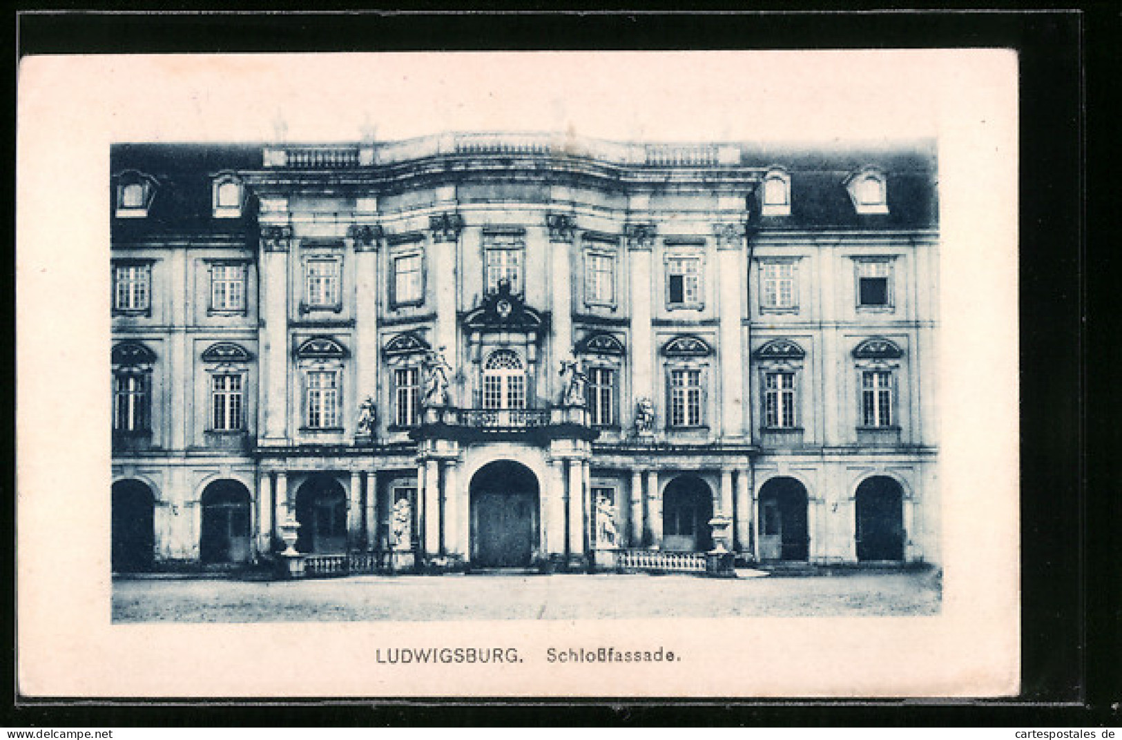 AK Ludwigsburg, Schlossfassade  - Ludwigsburg