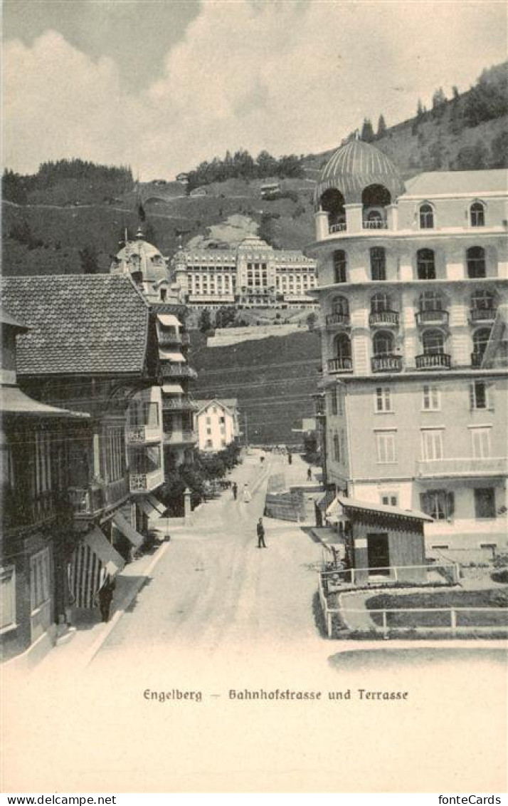 13958510 Engelberg__OW Bahnhofstrasse Und Terrasse - Autres & Non Classés