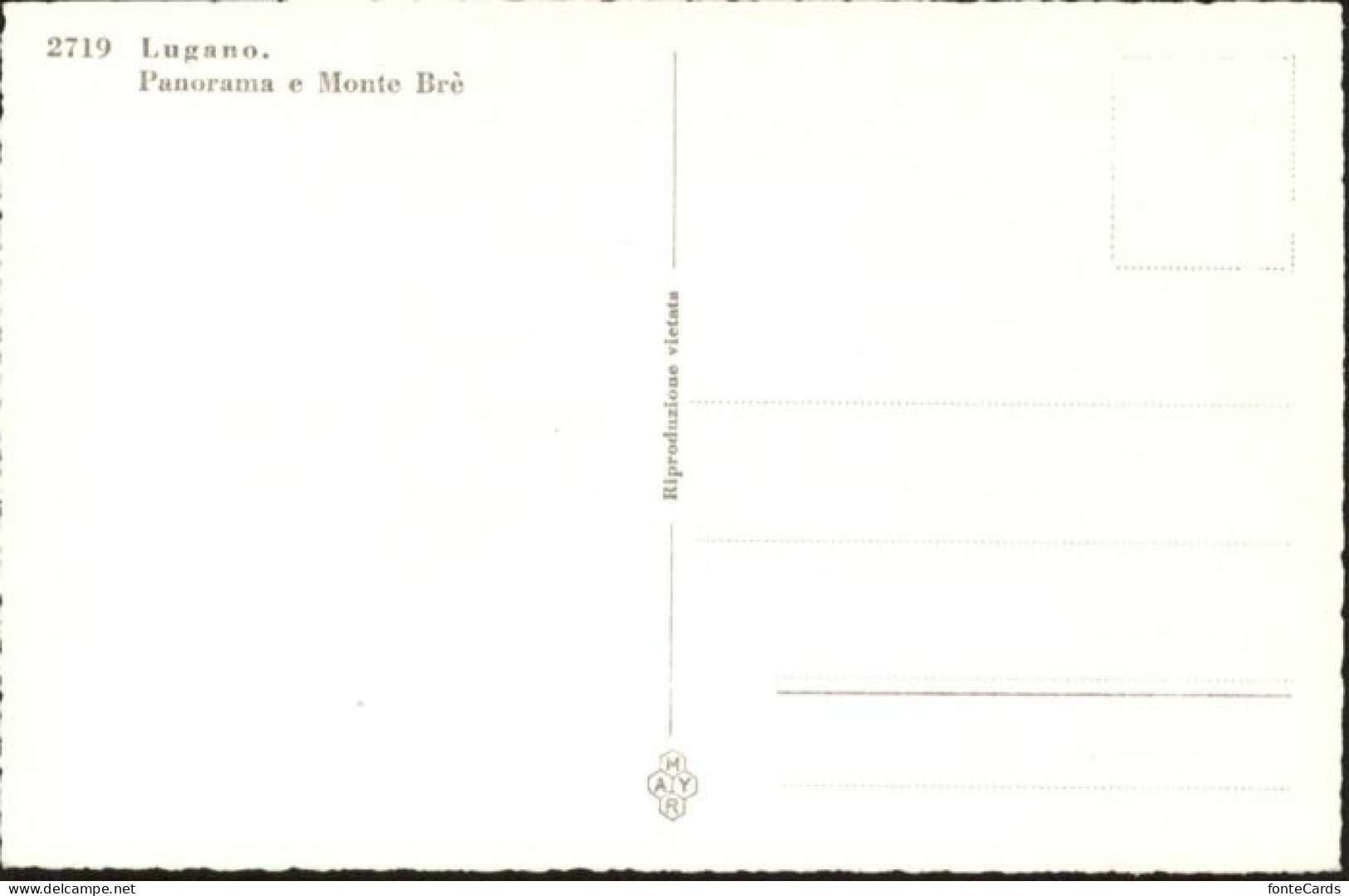 10794179 Lugano TI Lugano Monte Bre * Lugano - Autres & Non Classés