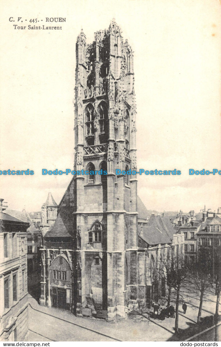 R101919 C. V. 445. Rouen. Tour Saint Laurent - Mondo