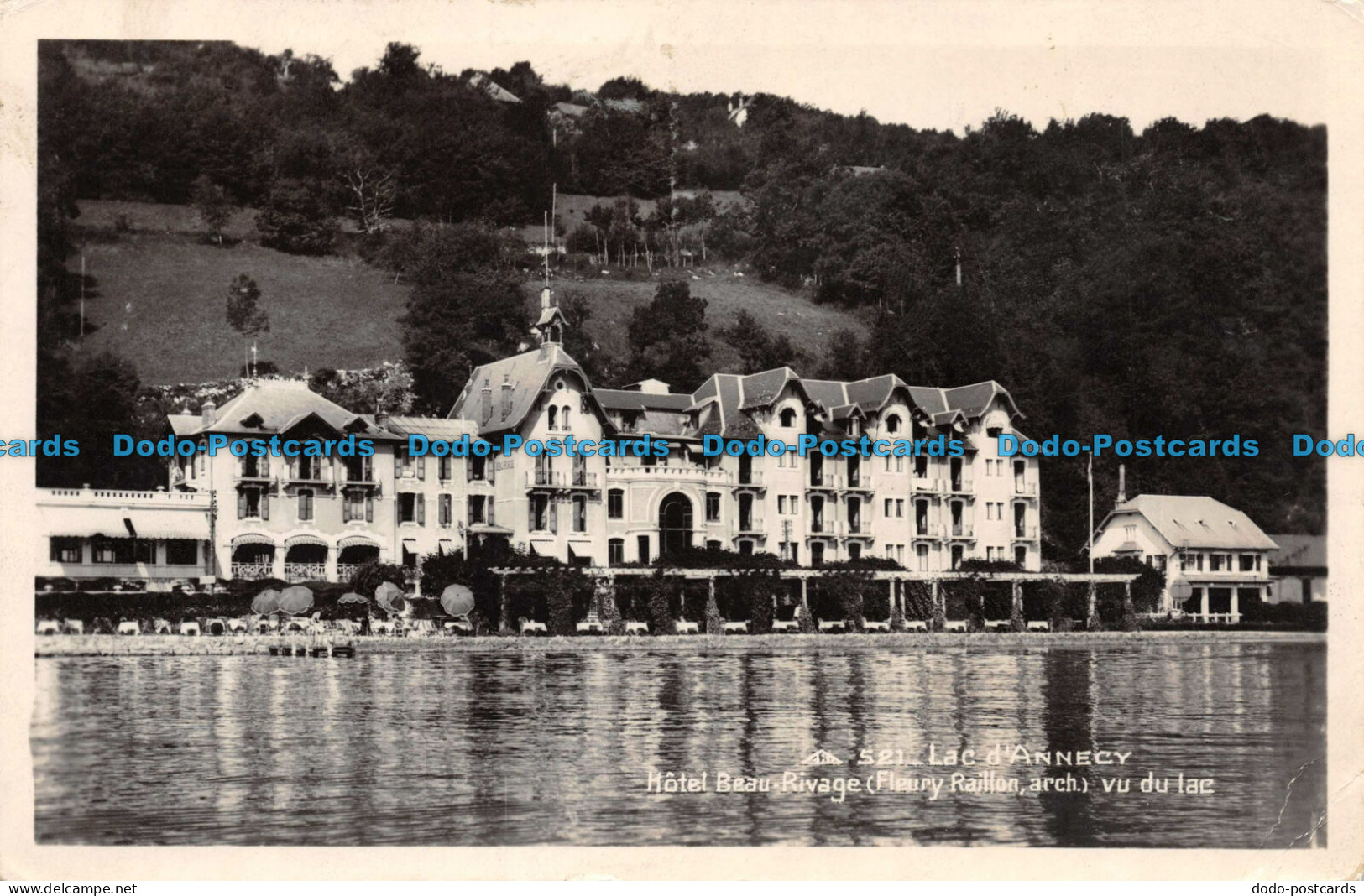 R101940 Lac DAnnecy. Hotel Beau Rivage. Fleury Raillon Arch Vu Du Lac. RP. C. A. - Mondo