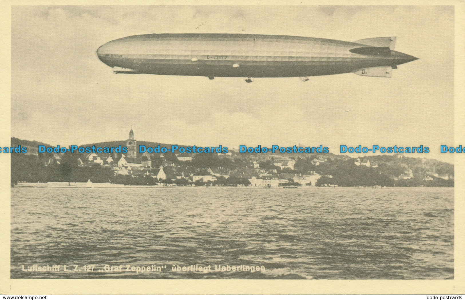 R101957 Luftschiff L. Z. 127 Graf Zeppelin Uberfliegt Ueberlingen - Mondo